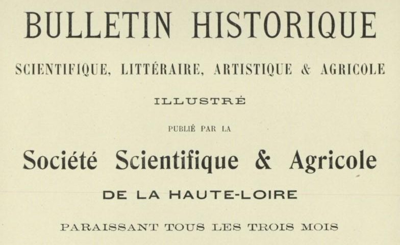 Accéder à la page "Société académique du Puy et de la Haute-Loire"