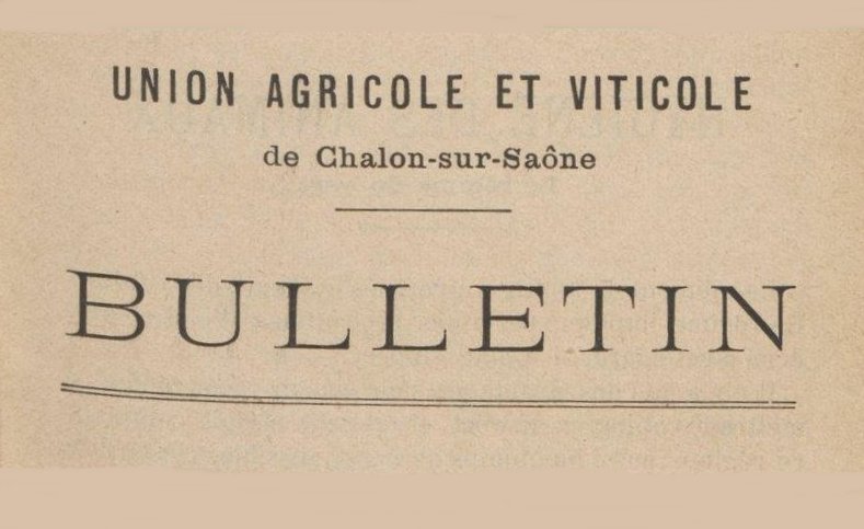 Accéder à la page "Union agricole et viticole. Société d'encouragement à l'agriculture de l'arrondissement de Chalon-sur-Saône"