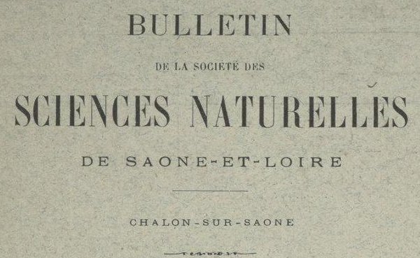 Accéder à la page "Société des sciences naturelles de Saône-et-Loire et mycologique de Chalon-sur-Saône"