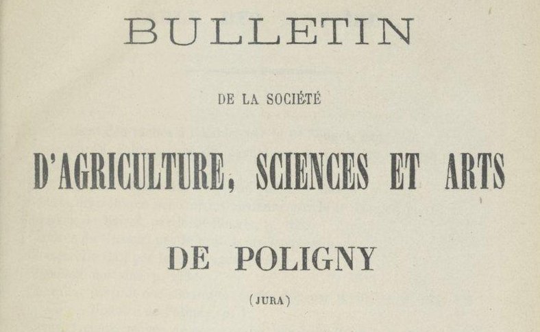 Accéder à la page "Société d'agriculture, sciences et arts de Poligny"