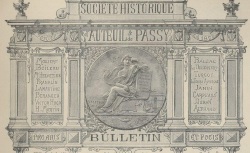 Accéder à la page "Société historique d'Auteuil et de Passy"