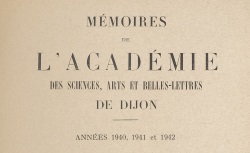 Accéder à la page "Académie des sciences, arts et belles-lettres de Dijon"