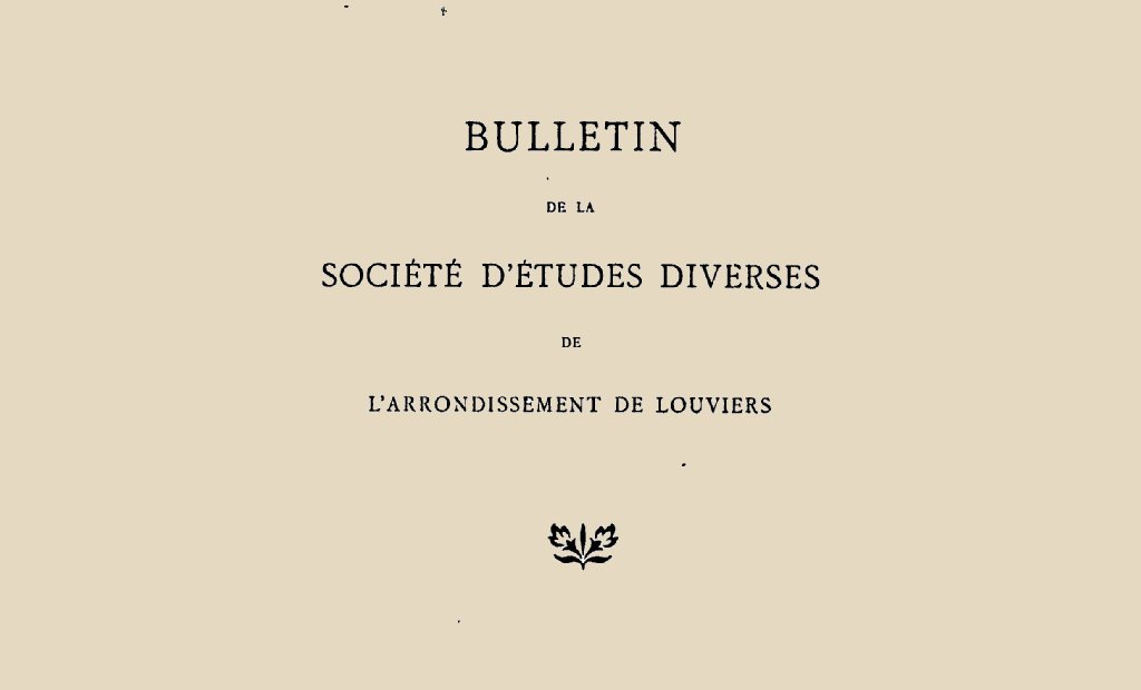 Accéder à la page "Société d'études diverses de Louviers"
