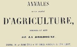 Accéder à la page "Société d'agriculture, sciences et arts de la Dordogne (Périgueux)"