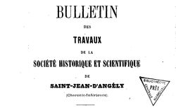 Accéder à la page "Société historique et scientifique de Saint-Jean-d'Angély"