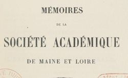 Accéder à la page "Société académique de Maine-et-Loire (Angers)"
