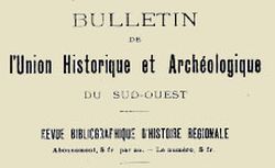 Accéder à la page "Union historique et archéologique du Sud-Ouest (Bordeaux)"
