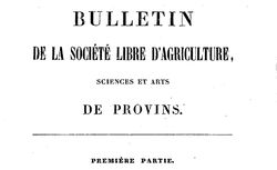 Accéder à la page "Société libre d'agriculture, sciences et arts de Provins"