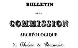 Accéder à la page "Commission archéologique du diocèse de Beauvais"
