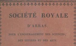Accéder à la page "Académie des sciences, lettres et arts d'Arras"