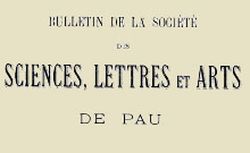 Accéder à la page "Société des sciences, lettres et arts de Pau"