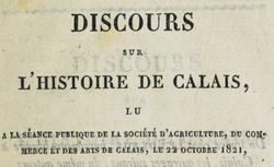 Accéder à la page "Société d'agriculture, commerce, sciences et arts de Calais"
