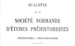 Accéder à la page "Société normande d'études préhistoriques (Rouen)"