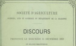 Accéder à la page "Société d'agriculture, sciences, arts et commerce de la Charente (Angoulême)"