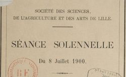Accéder à la page "Société des sciences, agriculture et arts de Lille"