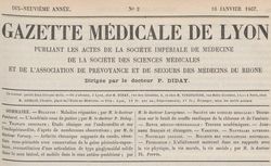 Accéder à la page "Société de médecine de Lyon"