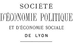 Accéder à la page "Société d'économie politique et d'économie sociale de Lyon"