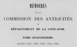 Accéder à la page "Commission des antiquités du département de la Côte-d'Or (Dijon)"
