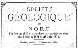 Accéder à la page "Société géologique du Nord (Lille)"