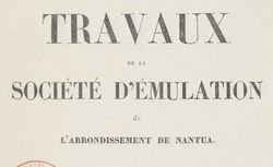 Accéder à la page "Société d'émulation de l'arrondissement de Nantua"