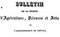 Accéder à la page "Société d'agriculture, sciences et arts de Trévoux"