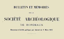 Accéder à la page "Société archéologique de Bordeaux"