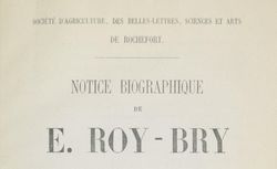 Accéder à la page "Société d'agriculture, des belles-lettres, sciences et arts de Rochefort"
