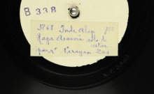 Accéder à la page "Raga Asaveri : alap-gath ; Raga Gandasarang : alap-gath / Narayan Das, E., solo de sitar"