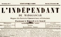Accéder à la page "Indépendant de Madagascar (L')"
