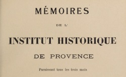 Accéder à la page "Institut historique de Provence"