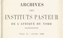 Accéder à la page "Institut Pasteur de Tunis"