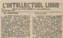Accéder à la page "Intellectuel libre (L') (Loire-Inférieure)"