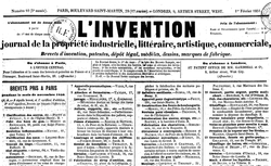 Accéder à la page "Invention (L')"