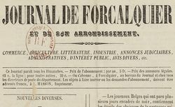 Accéder à la page "Journal de Forcalquier et de son arrondissement"