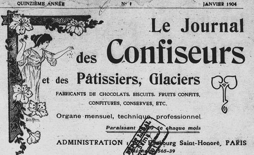 Accéder à la page "Journal des confiseurs, pâtissiers, glaciers, fabricants de chocolats..."