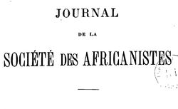 Journal de la Société des africanistes