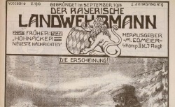 Accéder à la page "Bayerische Landwehrmann (Der), suite de Hohnacker neueste Nachtrichten"