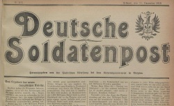 Accéder à la page "Deutsche Soldatenpost"