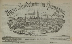 Accéder à la page "Unser Landsturm im Hennegau"