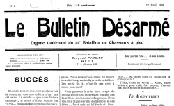 Accéder à la page "Bulletin désarmé (Le)"
