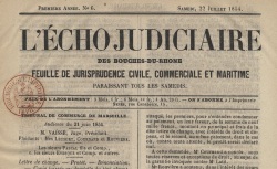 Accéder à la page "L'écho judiciaire des Bouches-du-Rhône"