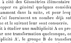 KLEIN, Felix (1849-1925) Vergleichende Betrachtungen über neuere geometrische Forschungen