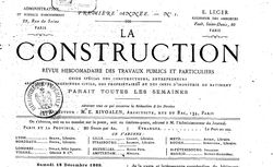 Accéder à la page "Construction (La) (Paris. 1869)"