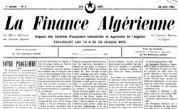 Accéder à la page "Finance algérienne (La)"