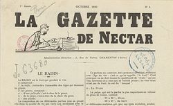 Accéder à la page "Gazette de Nectar (La) / Établissements Nicolas"