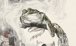 Illustration de Marcel Pille, dans La mandragore, de Jean Lorrain