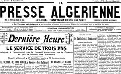 Accéder à la page "Presse algérienne (La)"