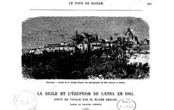Accéder à la page "La Sicile et l'éruption de l'Etna en 1865"