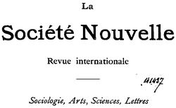 Accéder à la page "Société nouvelle (La)"