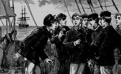 Une Haine à bord (1851) – roman maritime